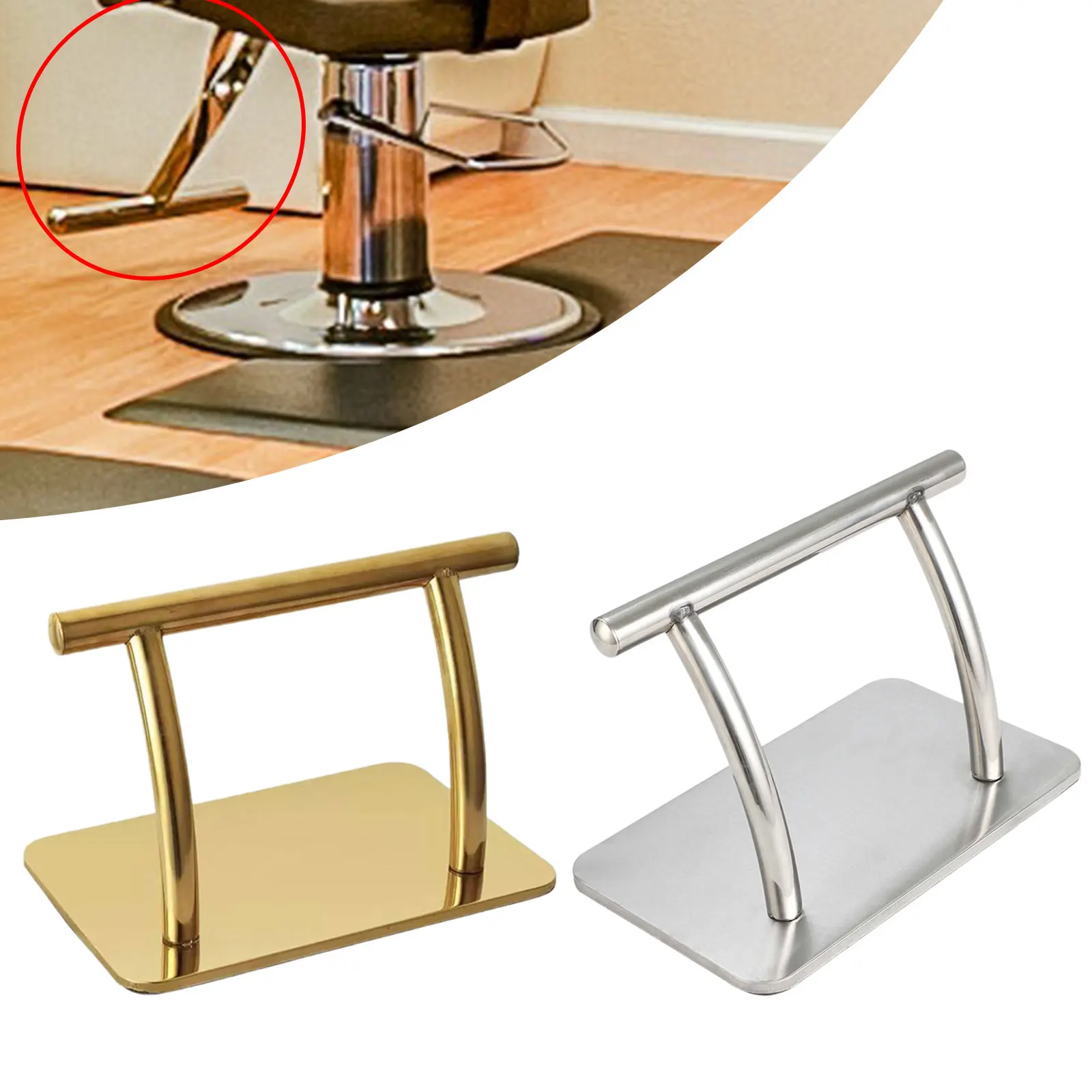 Work Office Furniture - Reposapiés de acero inoxidable para debajo