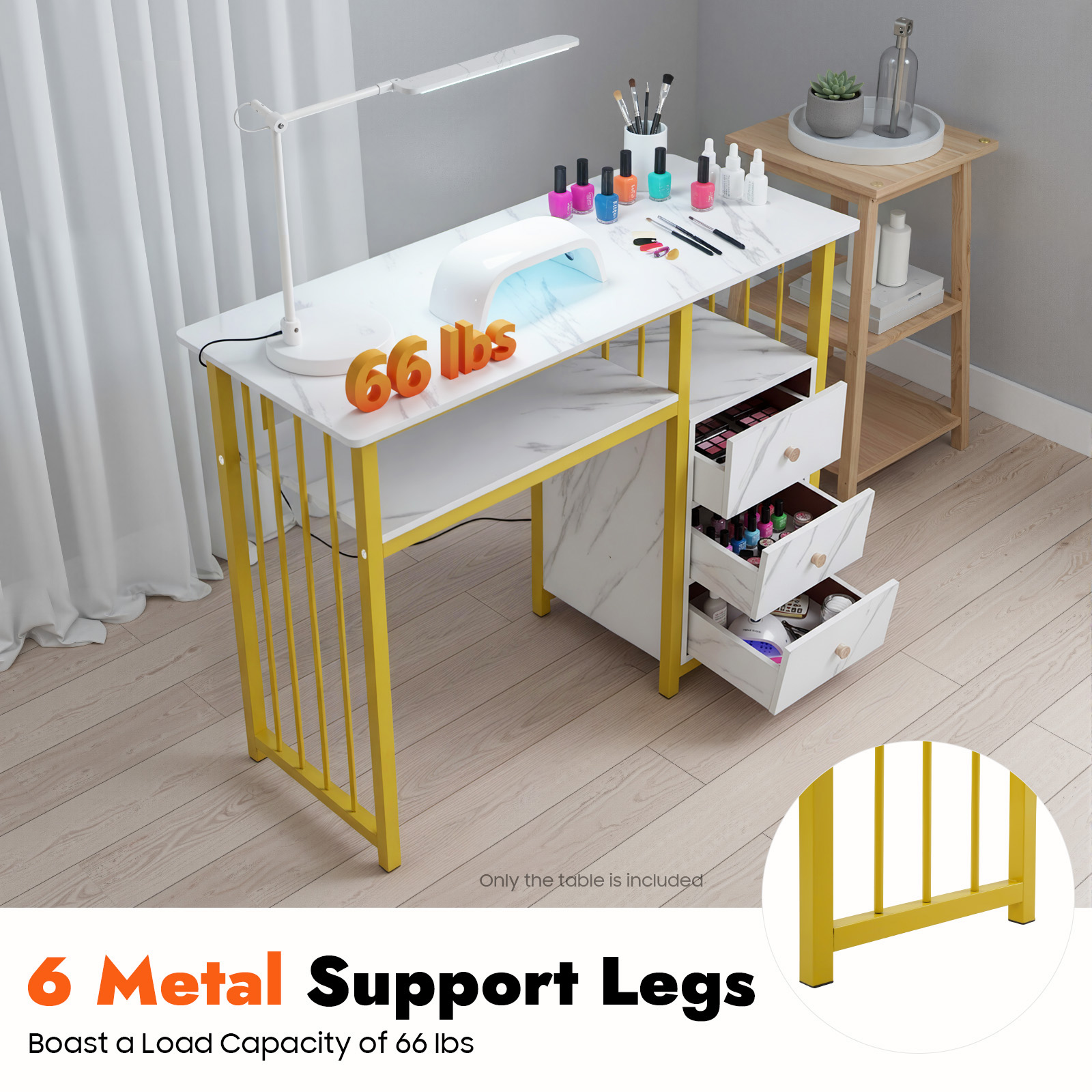 Mesa de Manicura con Textura M - Work Office Furniture reseña y precio