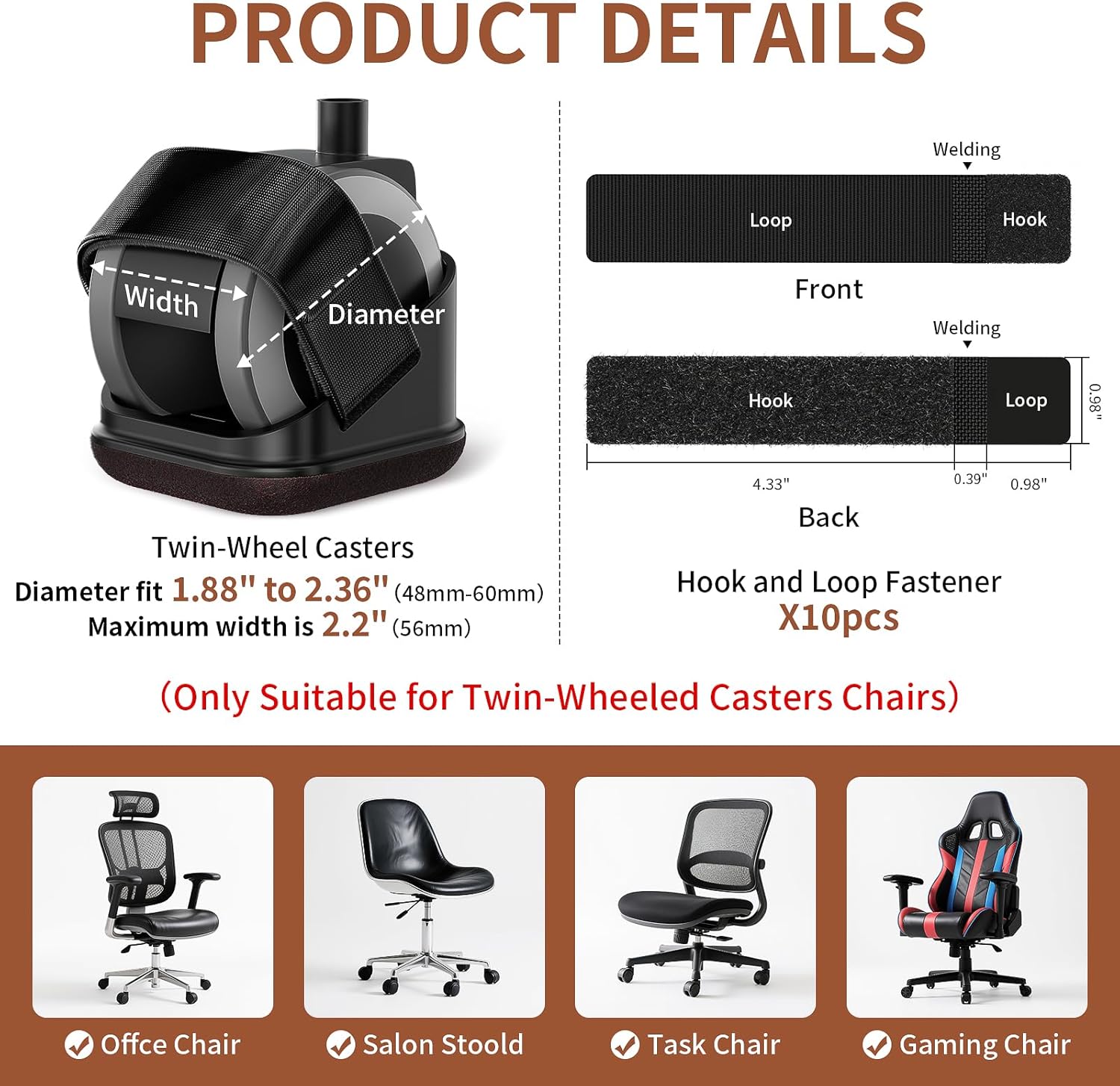 Protectores de patas de silla, - Work Office Furniture reseña y precio