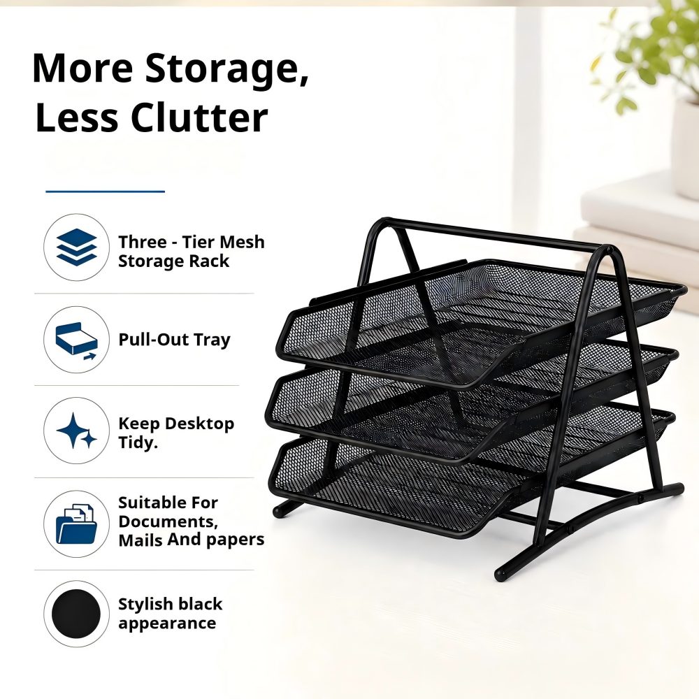 Organizador de archivos de mal - Paper Basket Mesh reseña y precio