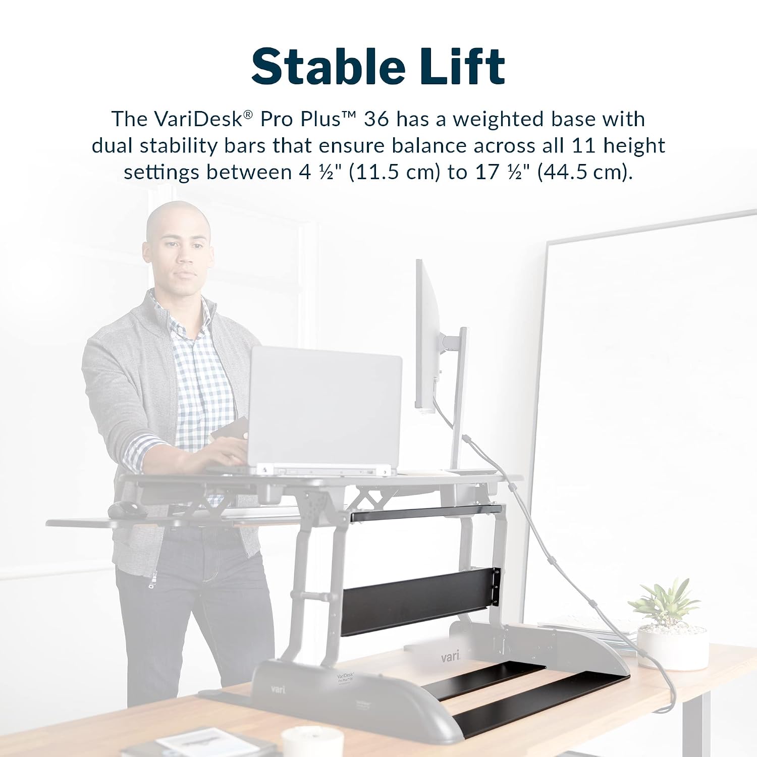 Desk Pro Plus 36 - Convertidor - Office Furniture Plus reseña y precio