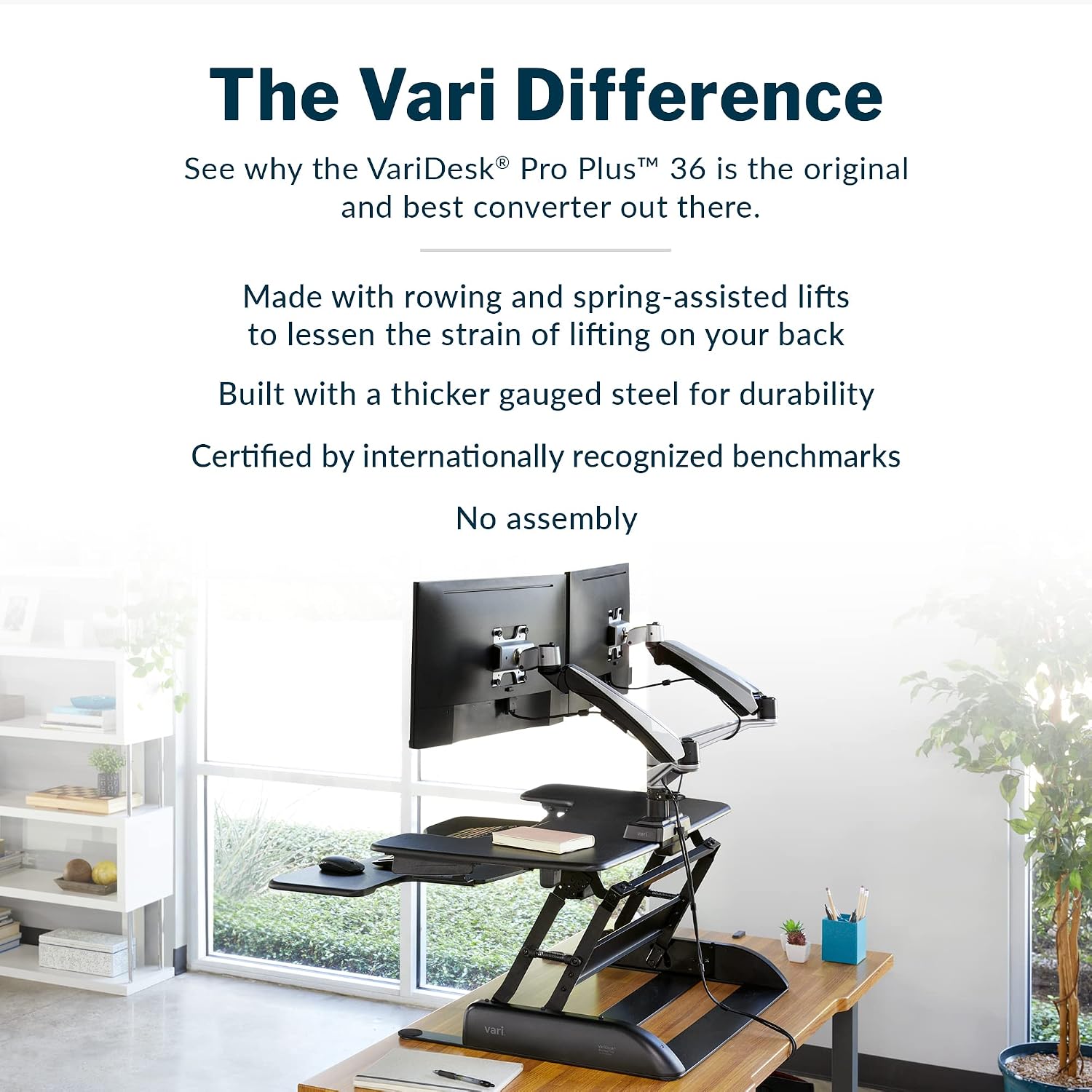Desk Pro Plus 36 - Convertidor - Office Furniture Plus reseña y precio