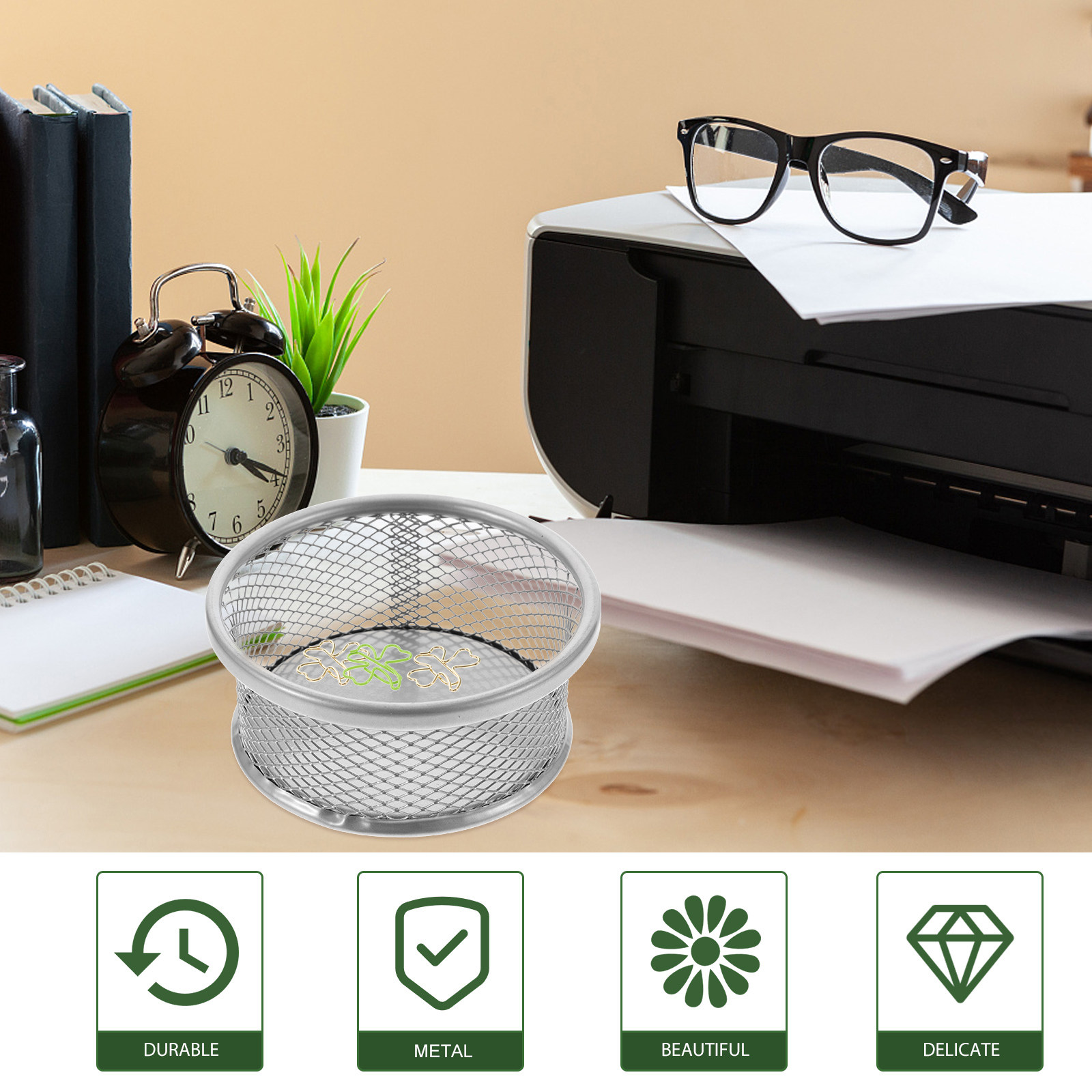 4 unidades de dispensador de c - Paper Basket Mesh reseña y precio