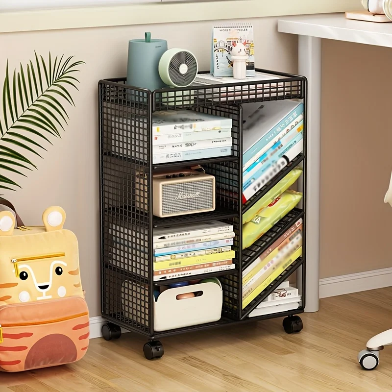 Carro rodante para libros, est - Book Cart Rolling reseña y precio