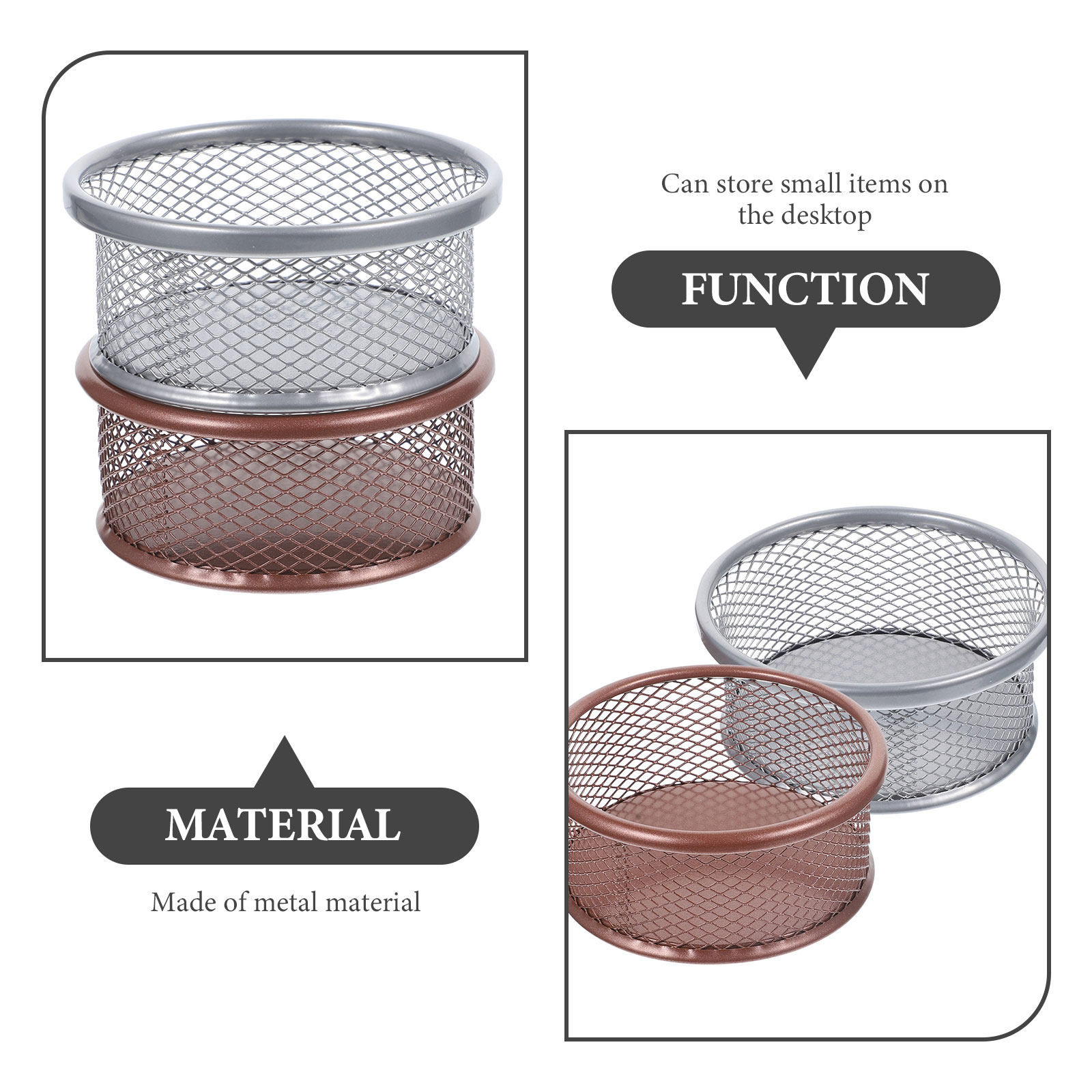 2 unidades: organizador de esc - Paper Basket Mesh reseña y precio